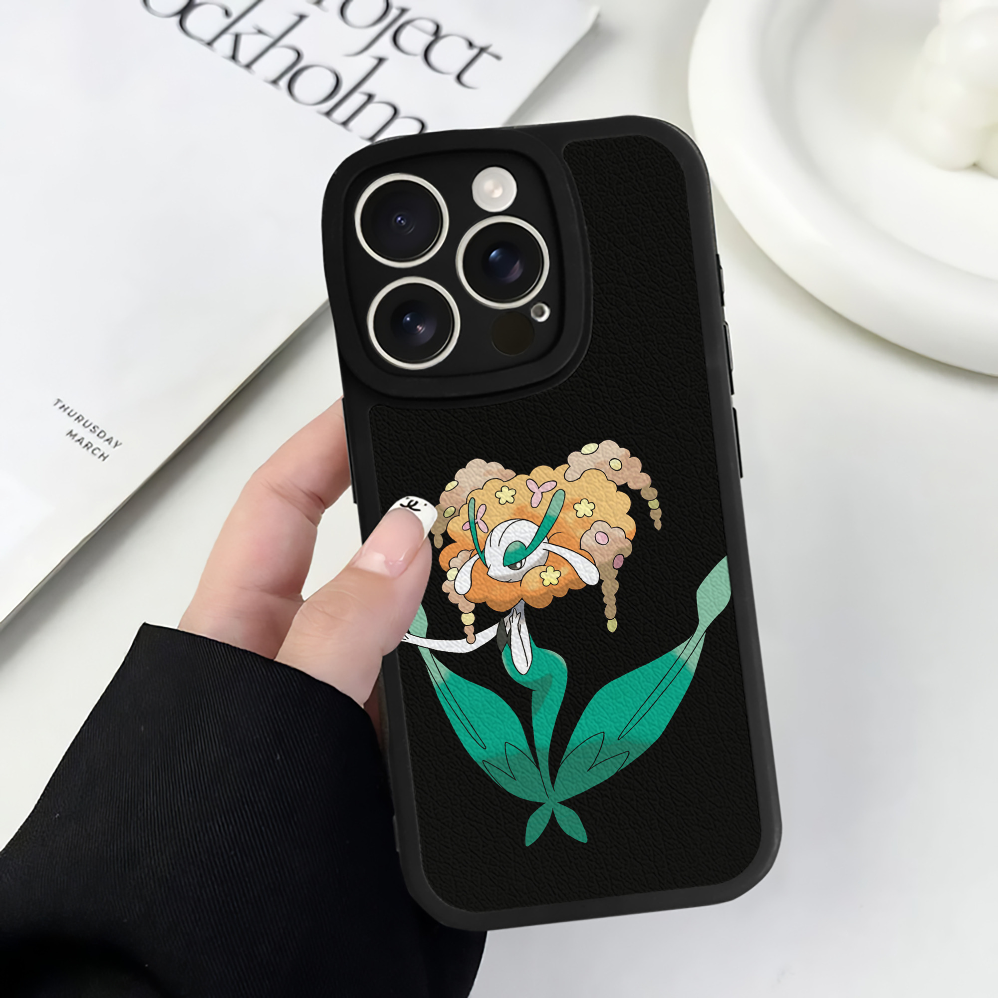 （画像用） ポケットモンスター Pokémon 【iPhone 16シリーズ対応】シリコンスマホケース（レザー調） 材質：シリコン
